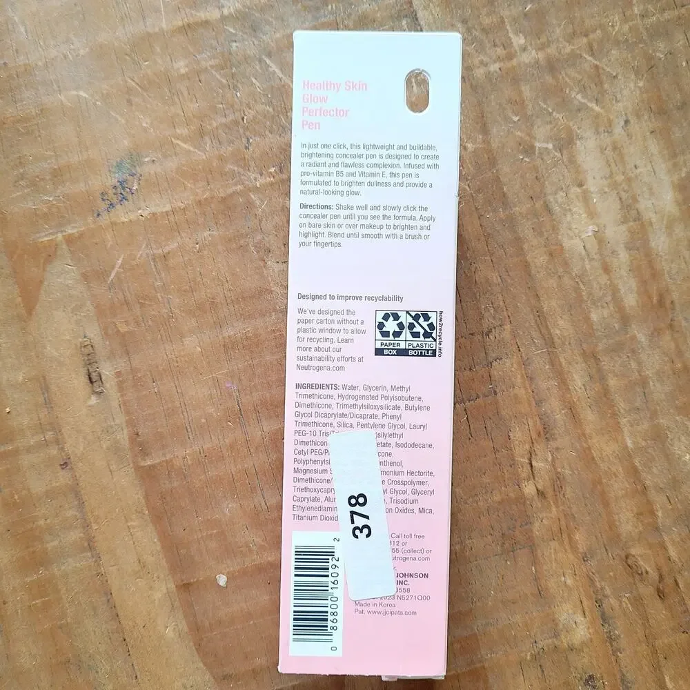 Neutrogena Glow Perfector‎ Pen Concealer Pro- Vitamin B5+Vitamin E- Medium - NEW
